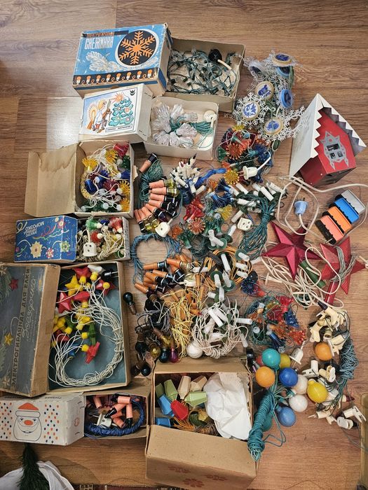 Гирлянды электрические СССР