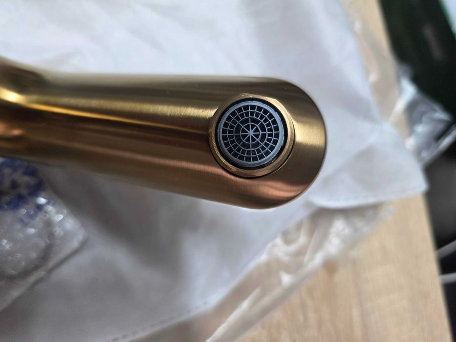 Duravit Wave - Baterie lavoar, bronz periat WA1020002004