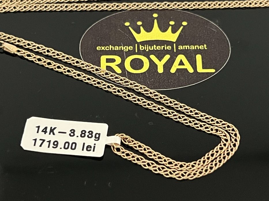 Bijuteria Royal CB : Lant aur 14k 585  3,83 gr