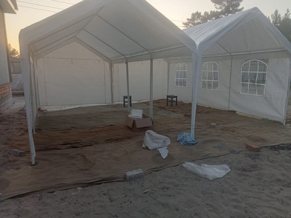 Шатры белые 3 на 6