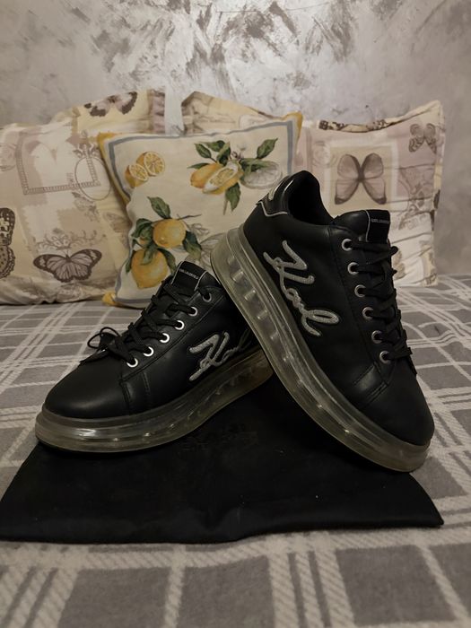 Karl Lagerfeld Kapri Kushion sneakers – черни, оригинал