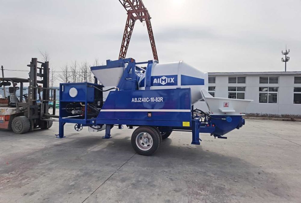 Бетономешалка  с насосом