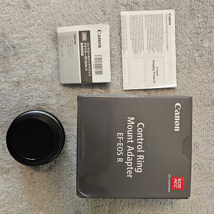Adaptor obiective Canon EF / RF cu inel de control