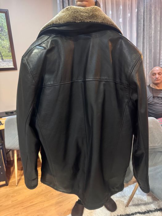 Мъжко яке от естествена кожа