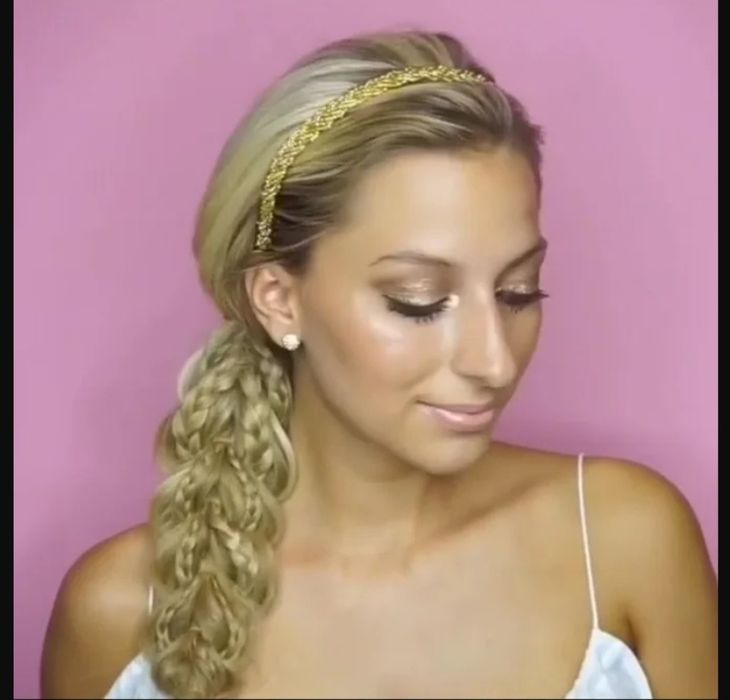 chanel gold диадема