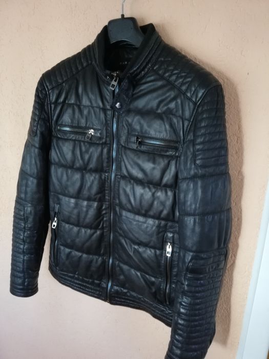 Geaca piele bărbati Zara Man M