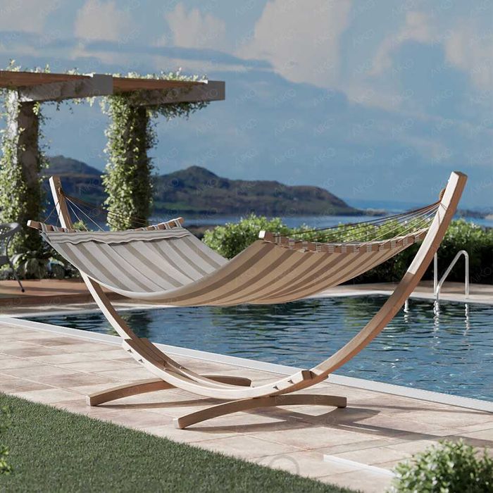 Гамак деревянный AIKO Morpheous, 380x125x140 см | Gamak