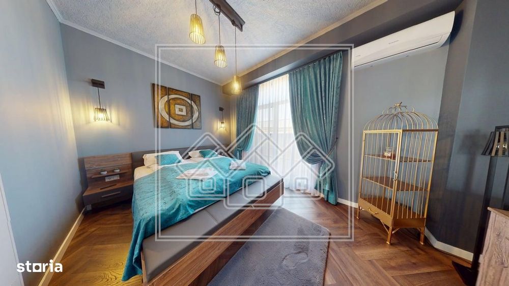 Penthouse de vanzare, terasa de 120 mp, mobilat si utilat confort lux