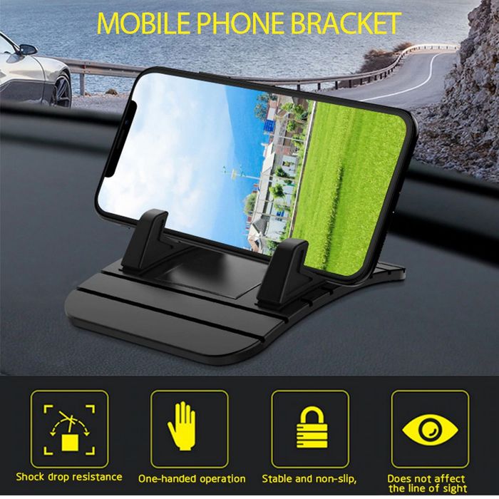 Силиконова стойка за телефон и навигация