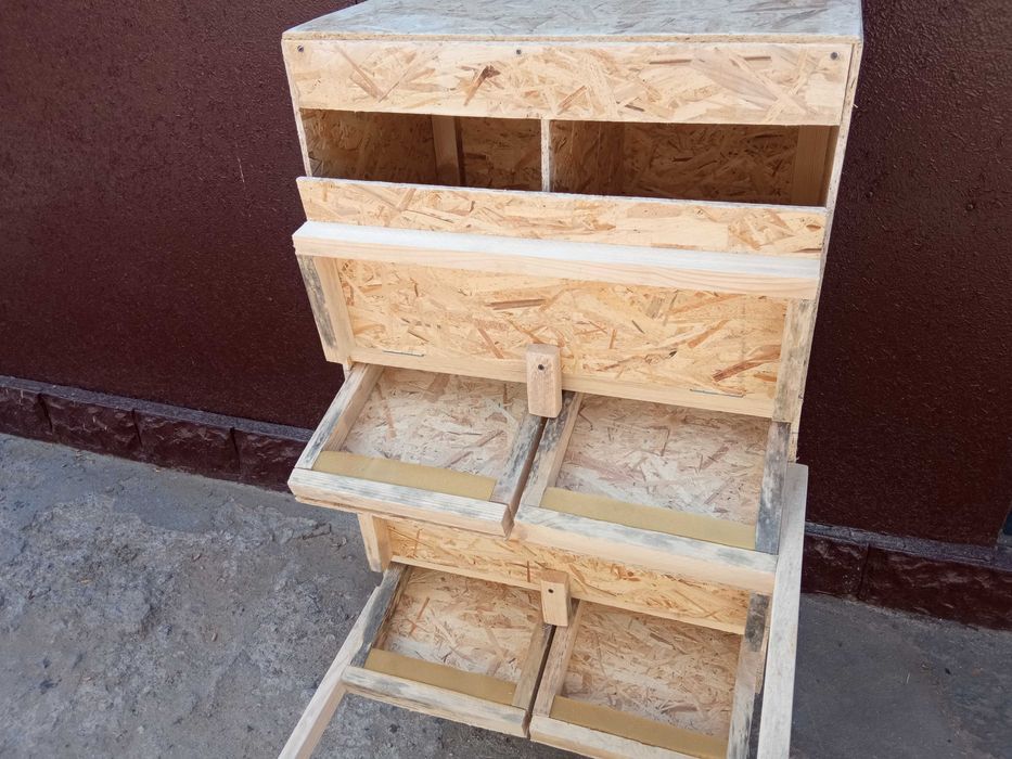 гнезда с откатом для яйц