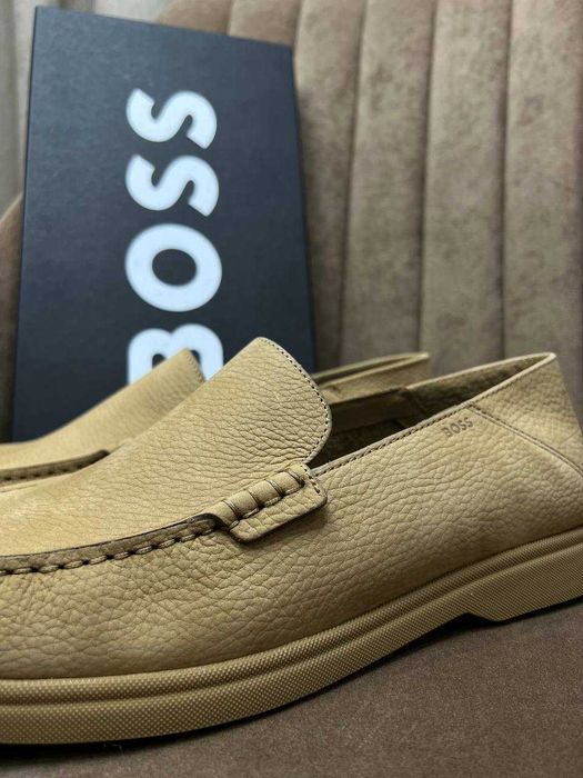 BOSS мужские лоферы из нубука Португалия РАЗМЕР 44