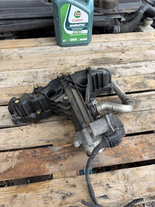 Комплект всмукателен колектор 03L129711A с дроселова клапа 03L128063R VDO за VW Golf Passat Audi Skoda 2.0 TDI