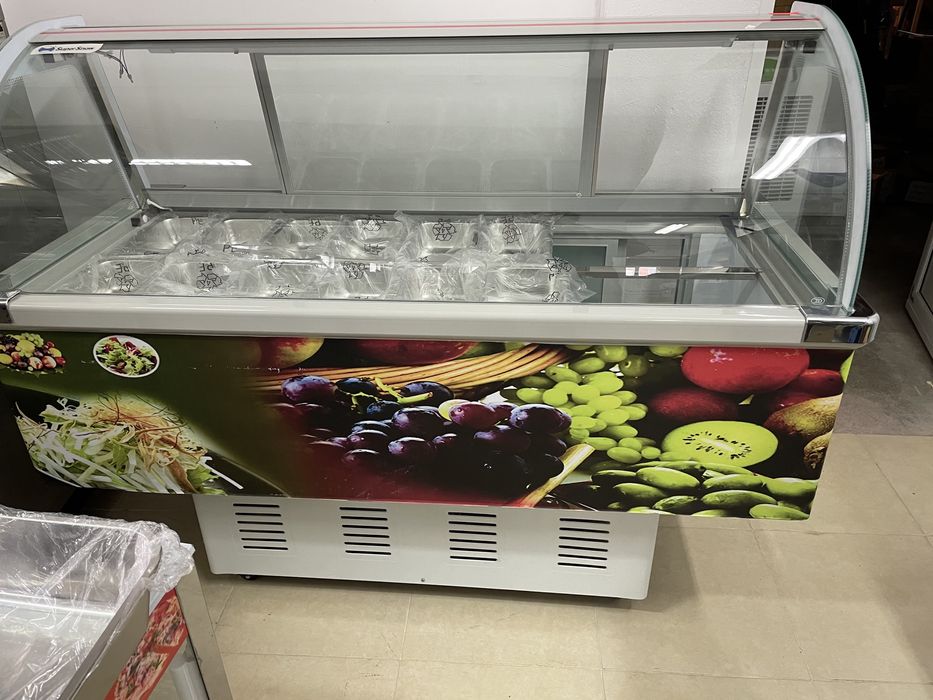 Хладилна салатна витрина 3 модела Чисто нови