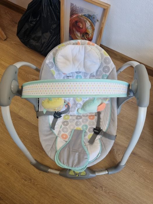 Бебешка люлка, InGenuity, многоцветна, компактен размер