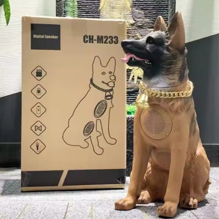 Безжична колонка CH-M233 “Куче” с микрофон – 20W звук и Bluetooth 5.2