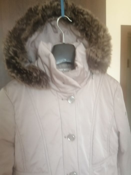 Дамско яке с качулка, за есенно зимен сезон, номер 38,