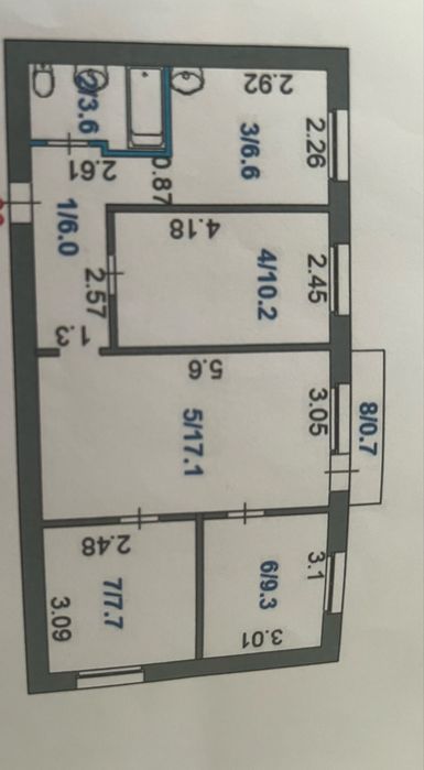 Продам квартиру 3-49