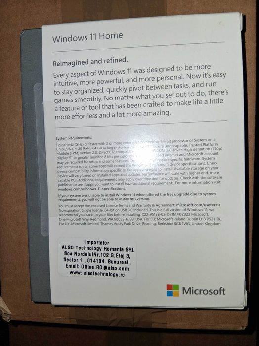 Windows 11 Home - pachet nedesfacut