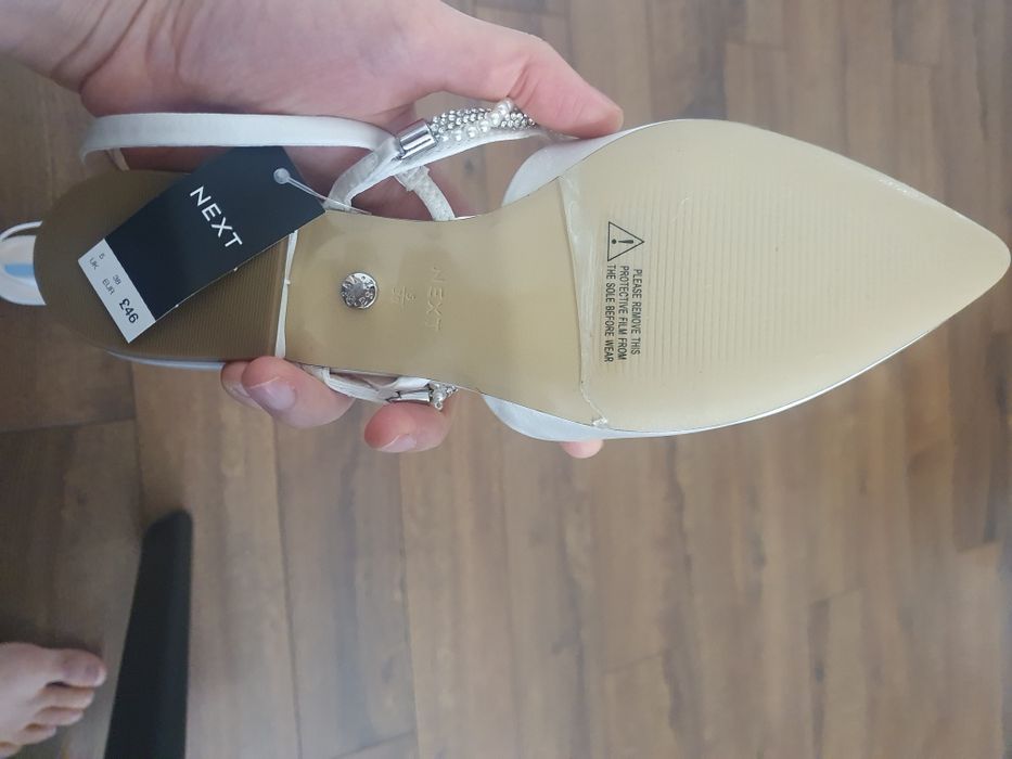 Pantofi fara toc de mireasa, marime 37