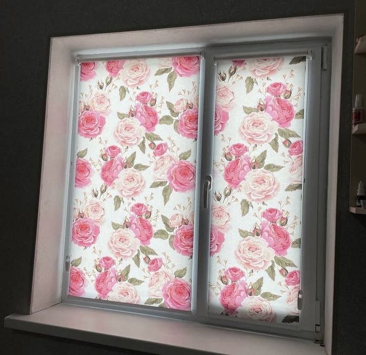 Сызбалармен ролл штор