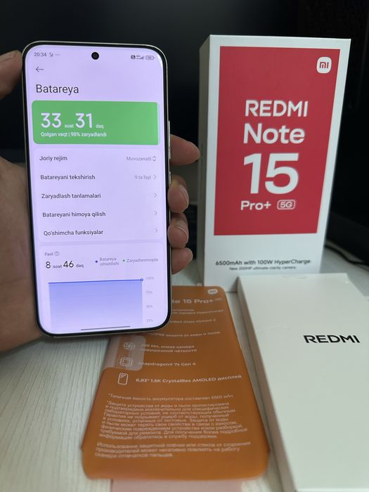 Redmi note 15 pro plus 5g 12/512gb
