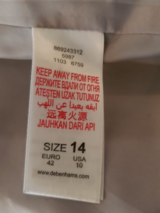 Pardesiu/ trenci, damă, elegant, lână 52%, Redherring, m.14/  L/ 42-44