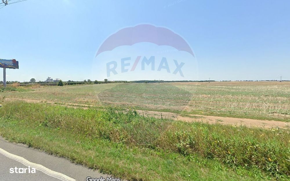 Teren extravilan de vanzare 17500 mp, deschidere 27m la DN1, Ploiesti