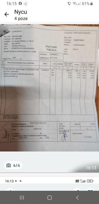 Aparat auditiv folosit.