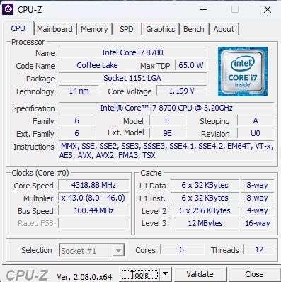 PC Gaming / Desktop i7-8700, RTX 3060 Ti, 32GB RAM, SSD M.2 + HDD