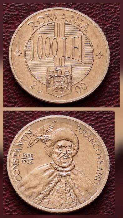 Monede/probe monetare 1 - 1000 lei 2000 UNC