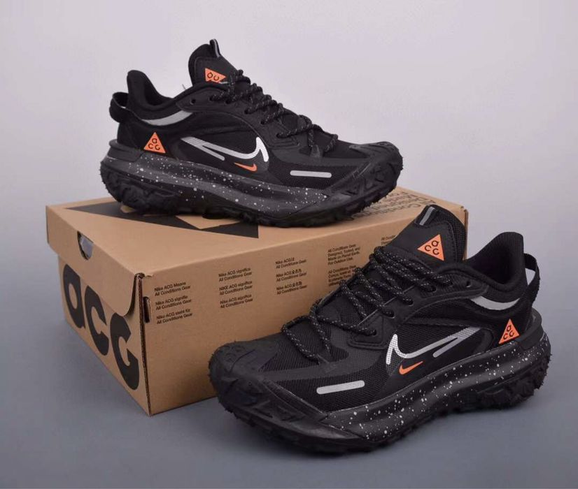 Нови мъжки маратонки Nike Acg Mountain Fly 2 Low Gore Tex Black Orange