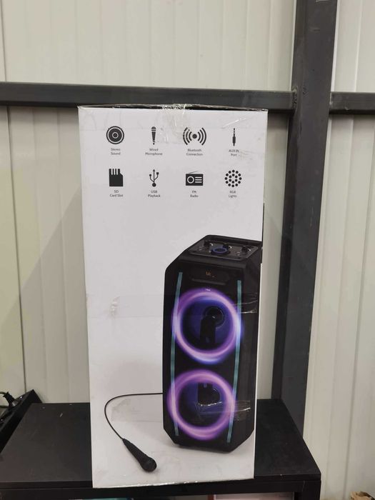 i-box Парти Караоке тонколона, 120W, Bluetooth,Акумулаторна батерия