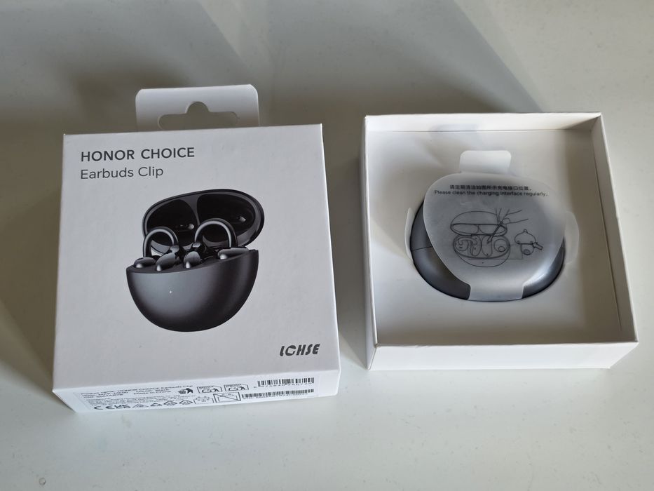 Casti audio fara fir Honor Choice Earbuds Clip, negre