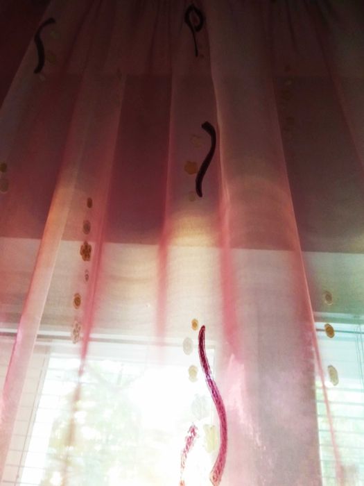 Perdea matase  flori / Perdea Pascani/perdea franjuri,de ață, Noi