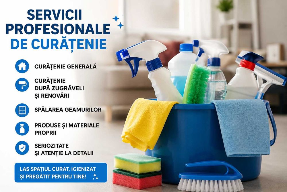 Servicii profesionale de curățenie