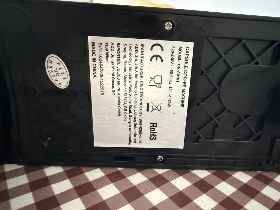 Aparat de cafea Julius Meinl Inspresso Pinta Black