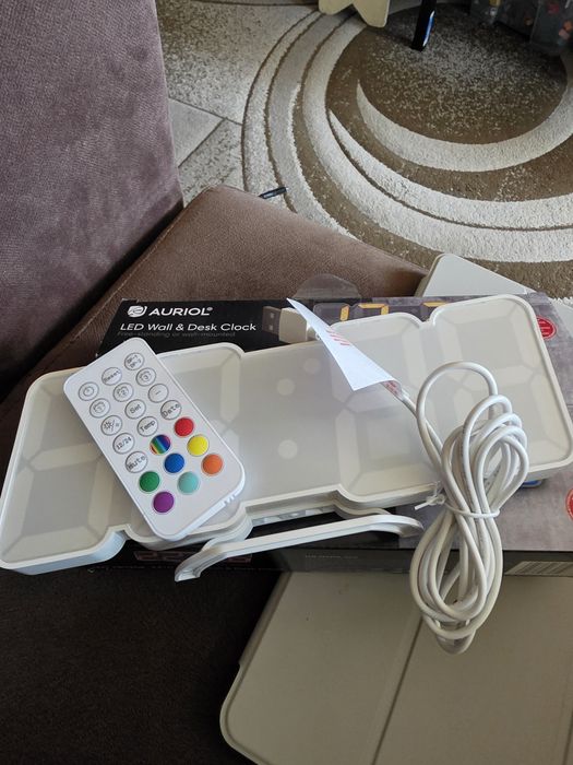 Ceas cu led Auriol de perete sau masa