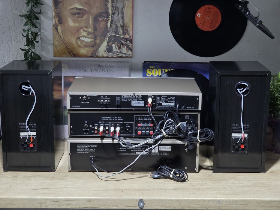 Linie audio DENON, amplificator pma-717, deck dr-171, tuner ,boxe hifi