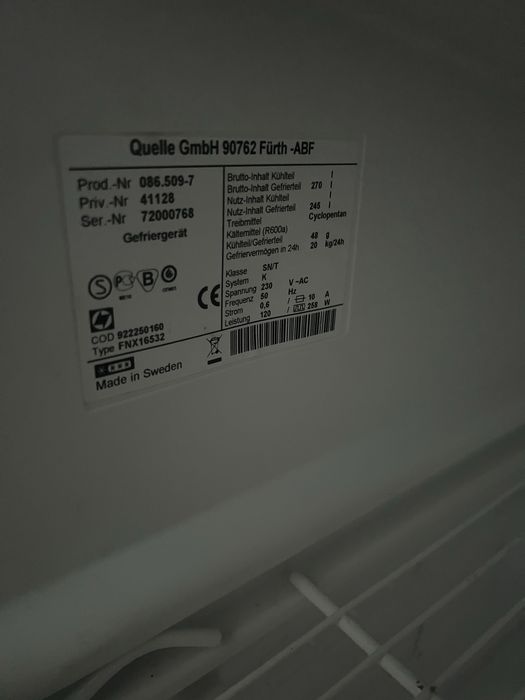 Фризер Привилег но Фрост 165/65/65см