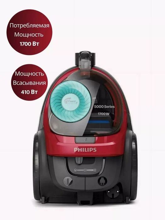 Мощный безмешковый пылесос Philips FC8632, 2000 Вт
