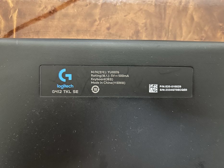 Механическая клавиатура Logitech