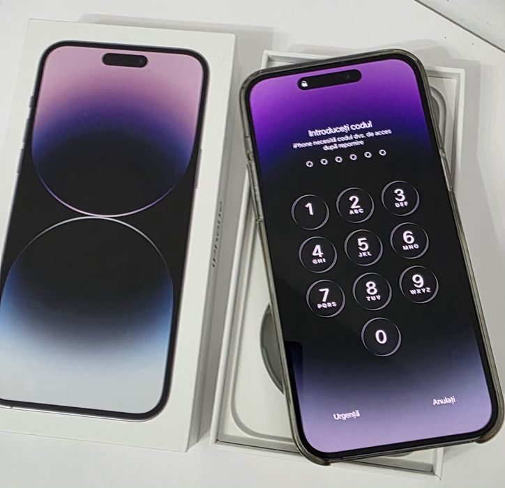 iphone 14 pro deep purple second hand si noi de vanzare • Anunturi