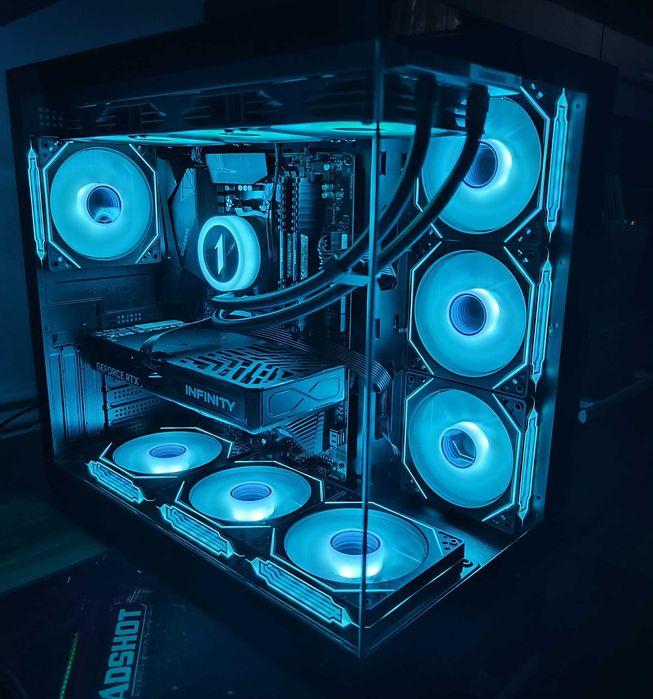 NOU-UNITATE PC Sistem GAMING,AMDRyzen7 5700x,32 gbDDR4,RTX5060,m.2 1TB