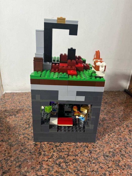 лего майнкрафт чанк самоделка