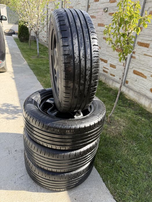 Jante Cu Anvelope Dacia Logan 205/55R16 Continental