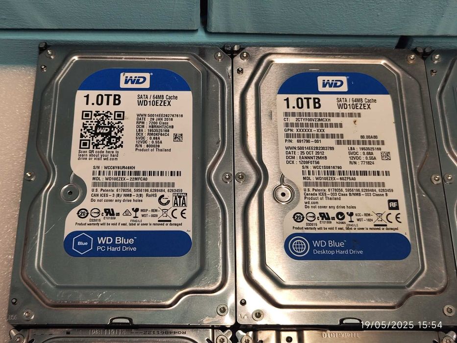 WD HDD 3.5 1TB - Твърди дискове / Хард диск за компютър / DVR - NVR