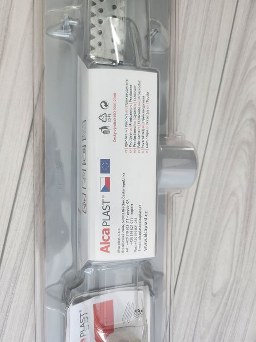 Canal de scurgere/Rigolă de duș cu grătar-Alca Plast 95 cm , Sigilat