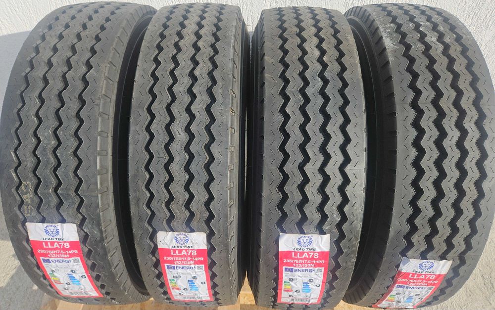 235/75 R17.5 132M, LEAO 14 PR, Anvelope directie remorca M+S, dot 5221