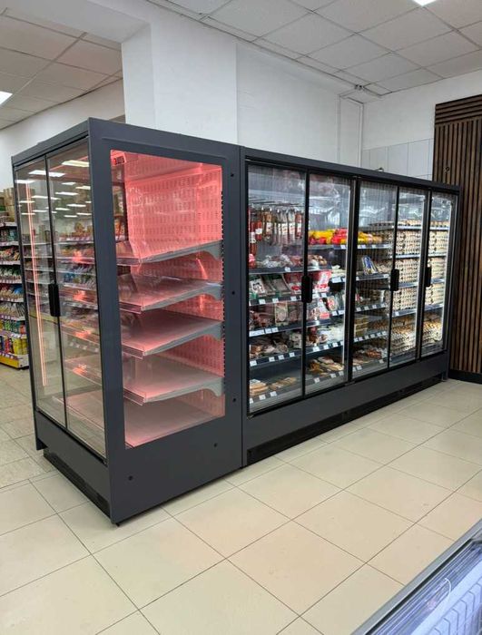 Vitrina Frigorifica Supermarket 3,19m / 5 usi/ Agregat Extern / Nou