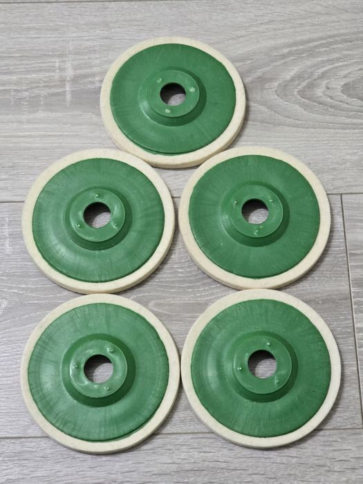 Disc Polizare Lână 125mm – Pachet 5 Bucăți, Orificiu 22mm